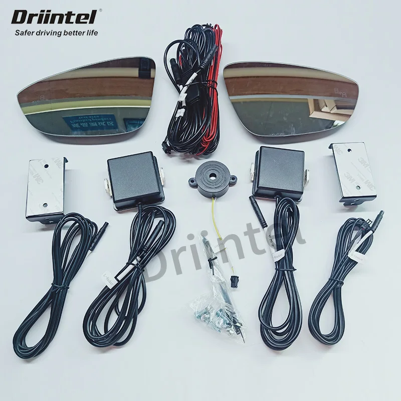 Driintel BSD radar car blind spot blind zone monitoring lane change line auxiliary system vehicle distance warning anti-collisio - Название цвета: Custom lenses