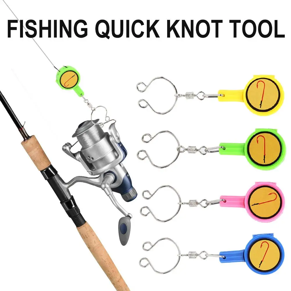 ABS Fishing Quick Knot Tool Fast Tie Nail Knotter Cutter Fishing