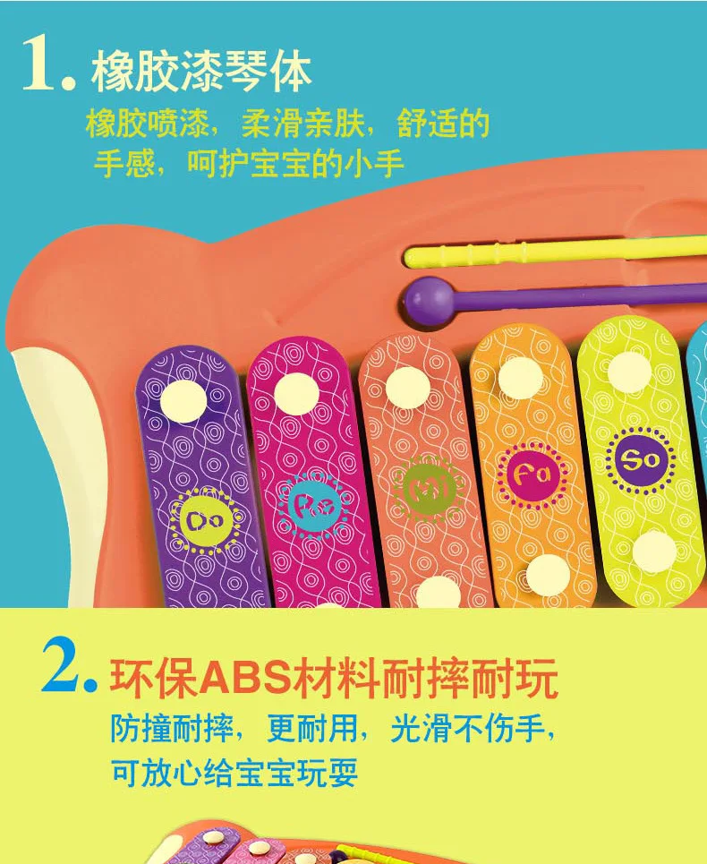 NUKied детская музыкальная игрушка пианино Октав Цяо Цзи Цинь Детский образовательный ритм музыкальный инструмент игрушка 1-2-3-лет