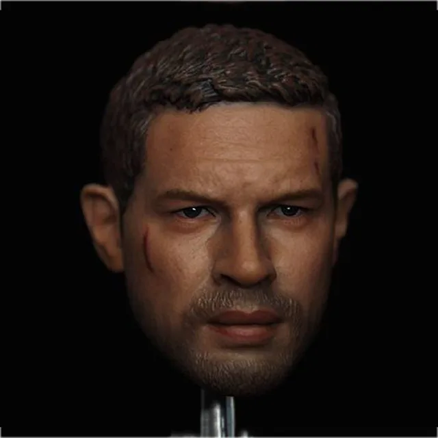 New Eleven 1/6 Scale Tom Hardy Mad Max Tom Hardy Head Sculpt Carved Model for 12