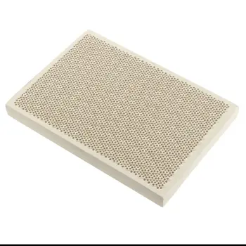 

ELEG-Ceramic Honeycomb Soldering Board Heating For Gas Stove Head 135x95x13mm New