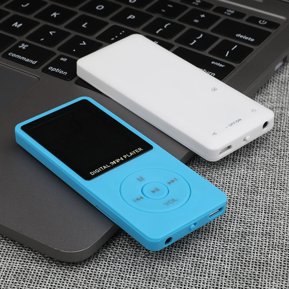 Fashion Portable MP3/MP4 Player LCD Screen FM Radio Video Games Movie Music Ultra-thin TF Card Not Included 5