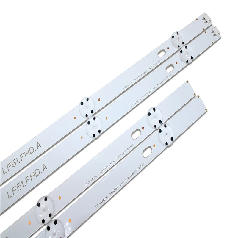 New 6 PCS/set LED Backlight Strip For LG 43LF5100 LF51_FHD_A LF51_FHD_B LGE_WICOP_FHD 43INCH_REV00_A/B_150511