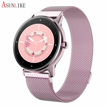 

Smart Watch Women 1.09" Full Touch Round Screen IP68 Waterproof Smartwatch Multi-sports Fitness Tracker Heart Rate VS DT88 SG2