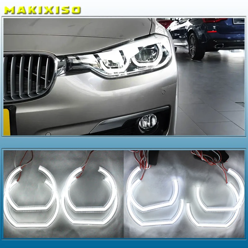 

Ультраяркие светодиодные кольца DRL с ангельскими глазками для BMW 5 серии E39 525i 528i 530i 540i 1997-2003 DTM M4, аксессуары для модернизации