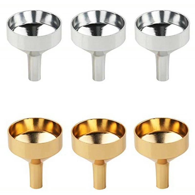 1Pcs Aluminum Funnels Mini Kitchen Funnels Small Mouth Funnels For