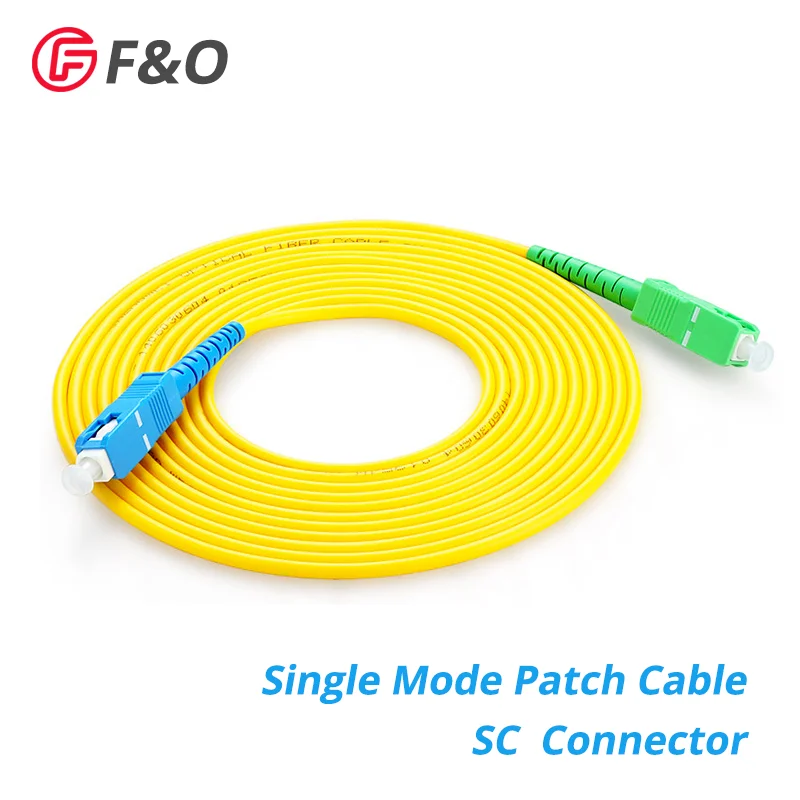 10 шт./лот 1 м 2 м 3 м SC APC в SC UPC волоконный патч-кабель, патч-корд Simplex 3,0 мм
