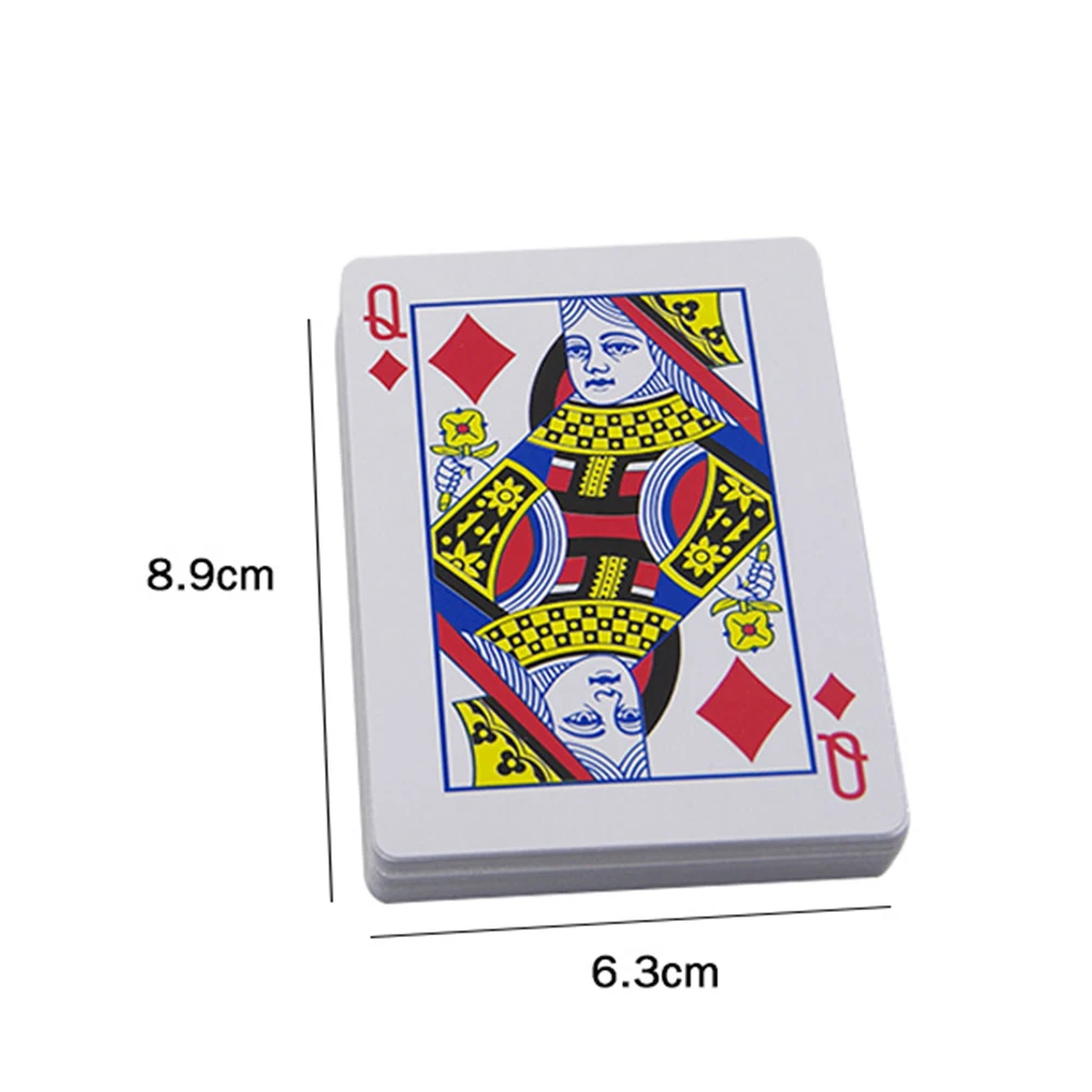 Unexpected Poker Cards Gift Simple See Through Trapezoid Funny Classic Adult Kids Playing Magic Tricks Secret Marked