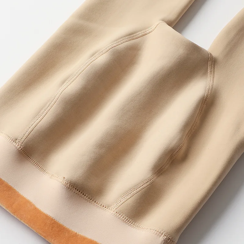 Зимние теплые колготки Nylons, плотные компрессионные теплые флисовые Колготки, женские зимние чулки, высокие эластичные теплые штаны с высокой посадкой