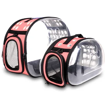 

2020 Portable Travel Pet Bag Outdoor Puppy Dog Cat Carrier Bags Shoulder Package Handbag Foldable EVA Material Soft Pets Bag