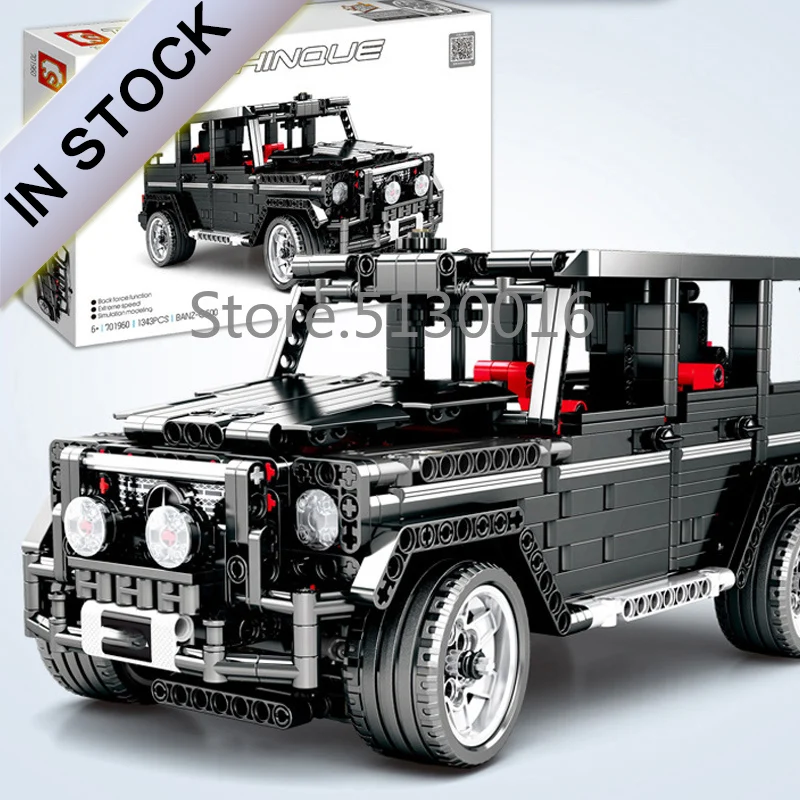 

701960 Technic 2425 G500 SUV AWD Wagon Cars Expert MOC 1343Pcs Model Building Blocks Compatible with 20086 20077 10265