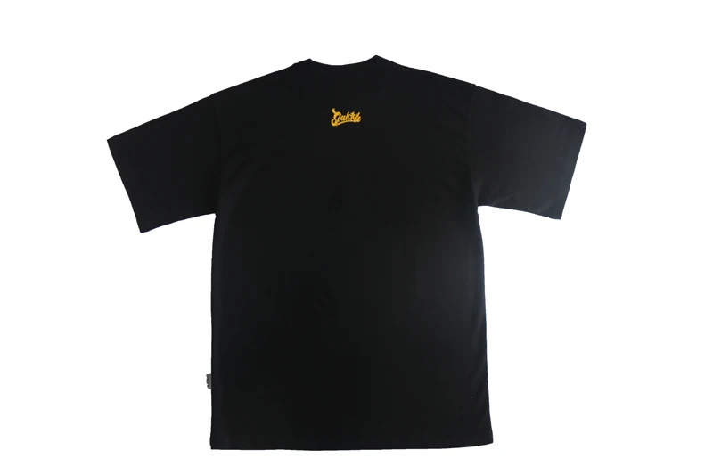 80 хип-хоп Bboy короткий рукав свободная футболка европейский размер s m l xl XXL Заказной черный белый для мужчин и женщин хлопок