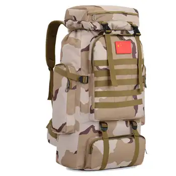 

70L Mountain Sports Military Tactical Backpack Army Bag Hiking Outdoor Men Rucksack Camping Climbing Trekking Bags