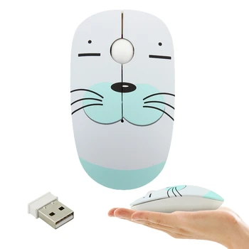 

CHUYI 2.4G Wireless Mouse Pink Usb Optical Mini Computer Mouse 1600 DPI Cute Cartoon Design Kids Girls Gift PC Mice For Laptop