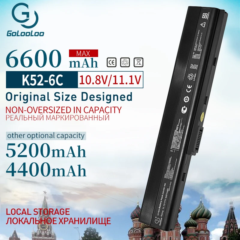 Цена 4400 мач аккумулятор для ноутбука asus A32 K52 A31 K52 k52 X52F X52J X52JB X52JC X52JE X52JG X52JK X52JR X52Jt X52JU X52JV k52j X52SG