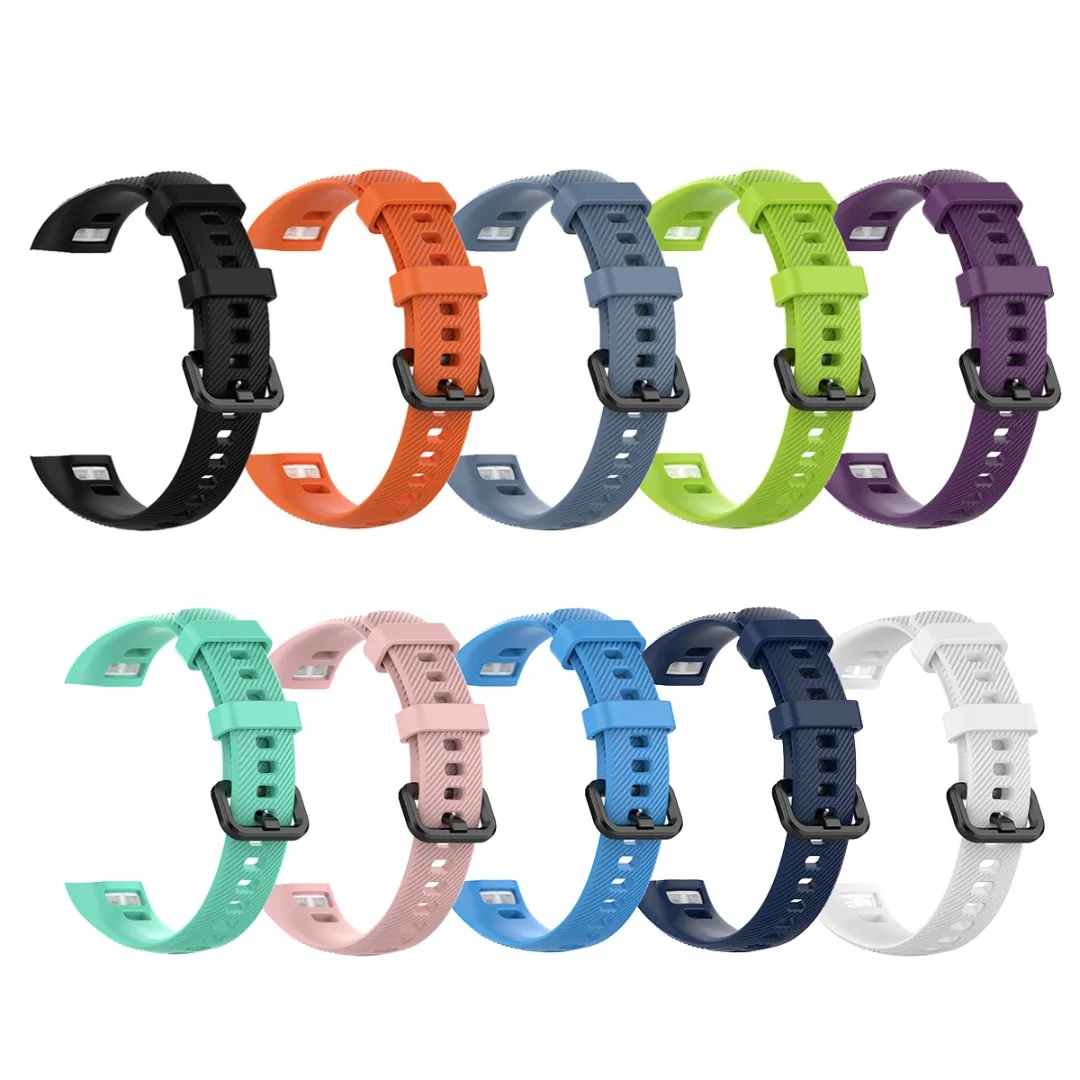 Силиконовый ремешок для huawei Honor Band 4, регулируемый умный спортивный браслет, ремешок для huawei Honor Band 5, стандартная версия