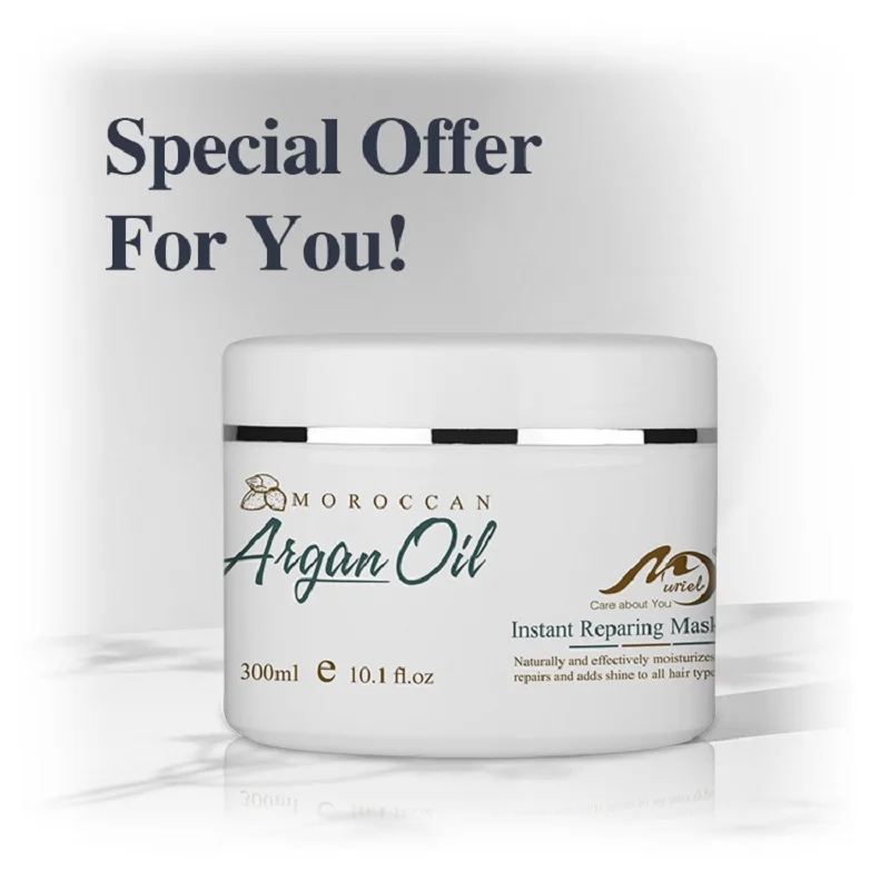 300ml Magical keratin Hair Mask Moisturising Cream Morocco Argan Oil Repairs Hair Damage Restore Soft Hair 3