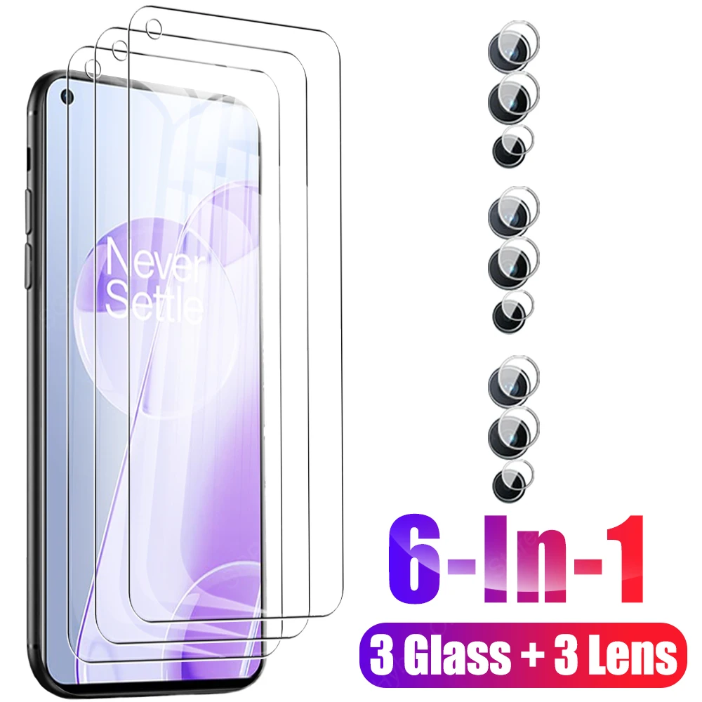 6 In 1 Screen Protector Tempered Glass For Oneplus 9rt 5g Camera Lens
