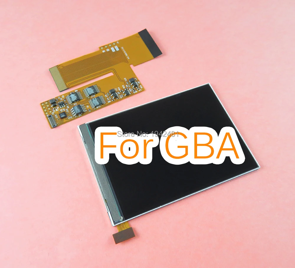 Billige 10 ebenen Hohe Helligkeit IPS Hintergrundbeleuchtung LCD Bildschirm für Nintend GBA Konsole Ersatz Hintergrundbeleuchtung Bildschirm