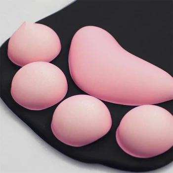 

Silicone Anime Cats Paw Mouse Pad Kawaii 3D Holding Wrist Rests Props GY88