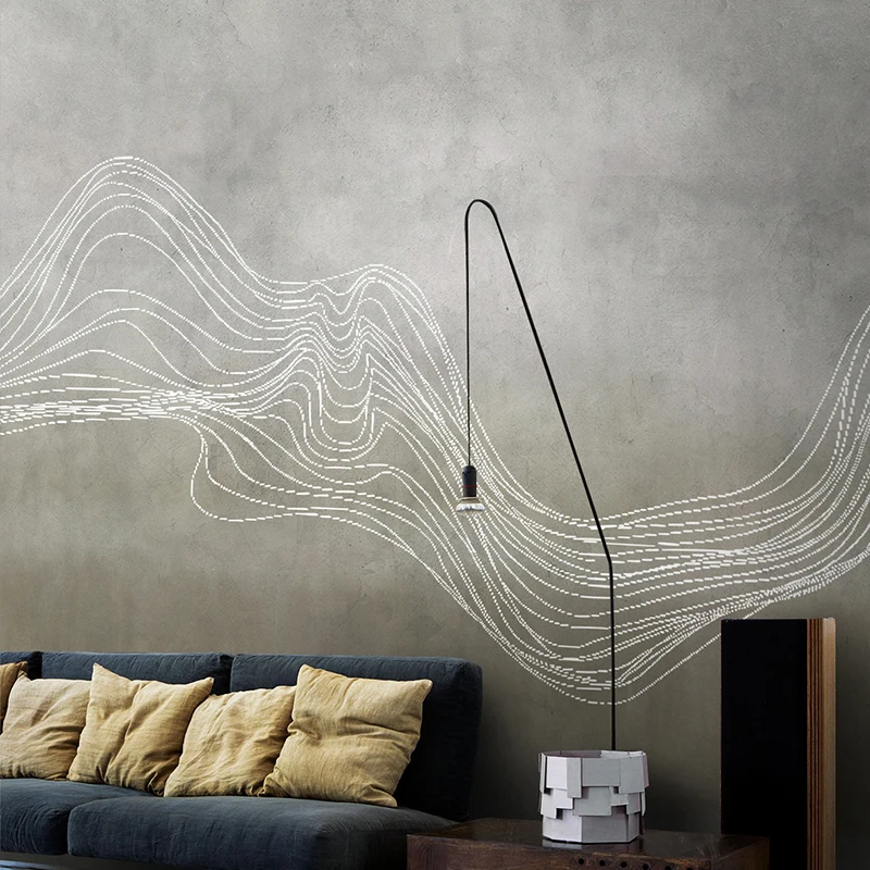 MASAR New Chinese Zen Abstract Landscape Mural Chinese Element Background Wall Paper Commercial Home Decoration Wallpaper
