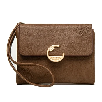 

2020 New PU Leather Short Wallet Women Fashion Designer Credit Card Holder Hasp Coin Purses Ladies Wallets