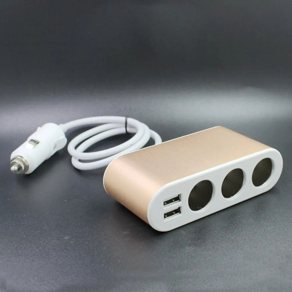 Автомобильное зарядное устройство для прикуривателя с двумя usb-портами, многофункциональное автомобильное зарядное устройство для мобильного телефона
