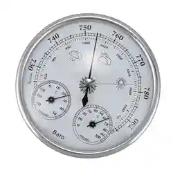 BMBY-настенный бытовой термометром и гигрометром декоративные часы для высокой точности Давление датчика воздуха Метеорологический