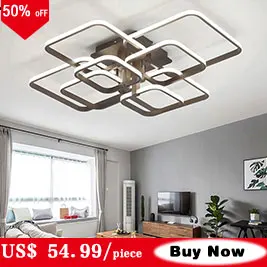Светодиодная люстра современная потолочная квадратная люстра освещение для гостиной спальни светильники Супер 5 см тонкие светодиодные светильники