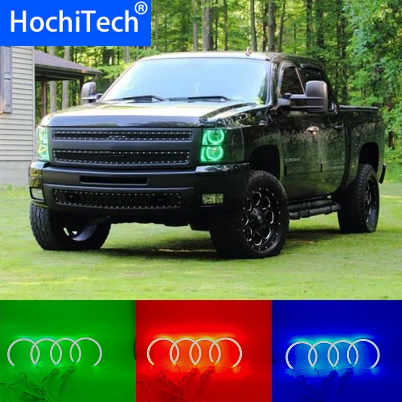HochiTech SMD Хлопок многоцветный RGB комплект светодиодов глаза ангела с пультом