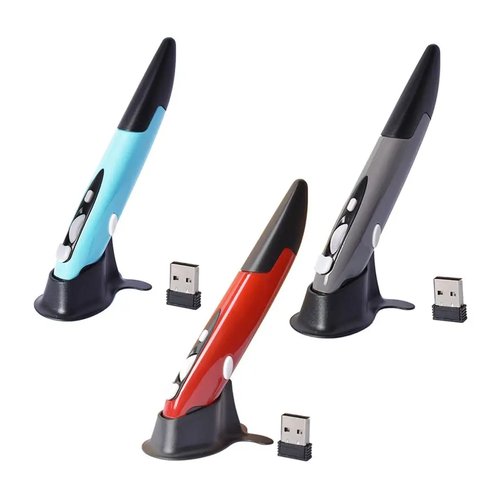 2.4Ghz Optical Wireless Pen Mouse USB Receiver Laptop Computer Drawing Writing Mouse Mice For Computer Desktop Laptop PC