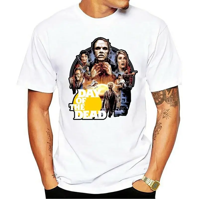 Funny Tee Shirt 2021 Gents Plus Size 3xl Hilarious Hiphop Tops Inspirational Day Of The Dead Movie T 80s Horror Film | Мужская одежда