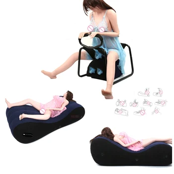TOUGHAGE Weightless Sex Chair with Inflatable Pillow Cushion, Inflatable Sex Sofa Pad Sexual Posture Adult Games Bdsm Furniture