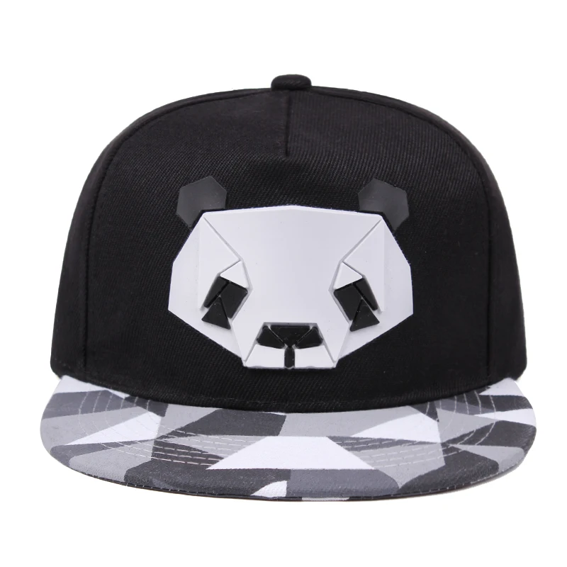 

fashion spring and summer lovers baseball cap hip-hop hat male Ms. cute panda zebra rubber hat snapback Flat-brimmed hat Men Hat