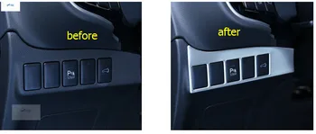 

Stainless Steel Accessories For Mitsubishi Outlander 2015 2016 2017 Multifunction / Reversing Radar Button Frame Cover Trim