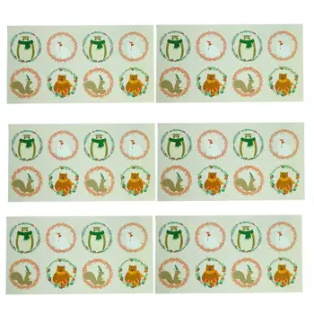 

1 Set Colorful Sealing Stickers Sealing Sticker for Decor Home Gift Box
