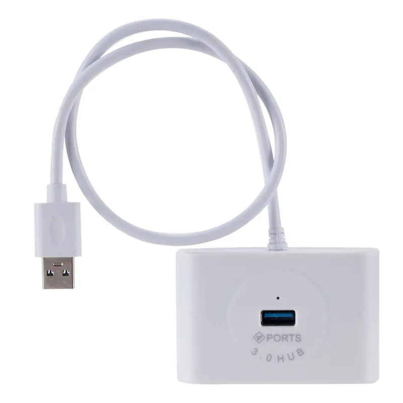 50 см высокоскоростной 4 порта USB 3,0 концентратор с блоком питания USB3.0 сплиттер OTG адаптер для iMac НОУТБУК настольные компьютерные аксессуары
