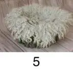 As Photo Вьющиеся шерстяные одеяло для новорожденных корзина для фотографий реквизит слой ковер для фона Фон фото реквизит - Цвет: As Photo