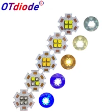 20 Вт Cree XTE XT-E 4 светодиода 4 чип светодиодный излучатель светильник 3 В/6 в/12 в белый/теплый белый/нейтральный белый/450nm на 20 мм медной печатной плате