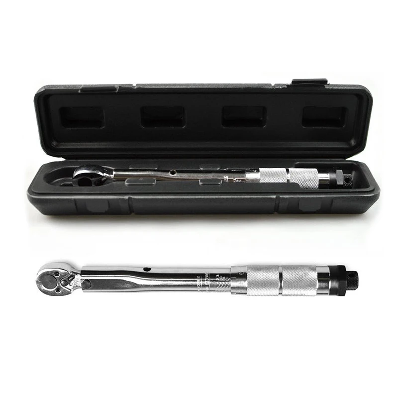 

Precise Ratchet Use Torque Wrench Bike Drive Wrench Repair Spanner Key Hand Tools Metal Convenient Home Hotsale Home Useful