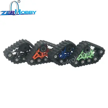 

4PCS Aluminum Option Aggressive Tread Tires Tracks System Set and Conversion Kit Fit For 1/10 crawler, SCX10, TRX-4 Crawlers