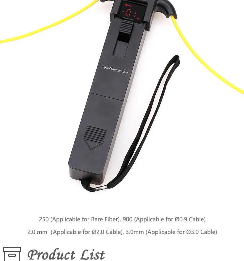 KELUSHI High Performance Handheld Fiber Optical Identifier 800-1700nm Live Fiber Detector Identifier Free Shipping