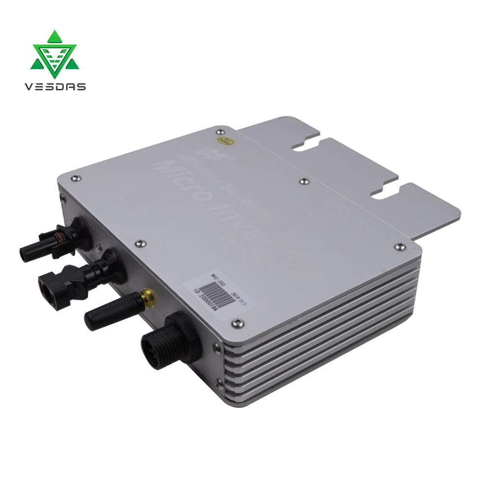 Wvc350 Solar Micro Inverser 24 36v Grid Tie Pure Sine Wave Inversor Regulator 110 2vac For 350w Solar Panel With Monitor Solar Inverters Aliexpress