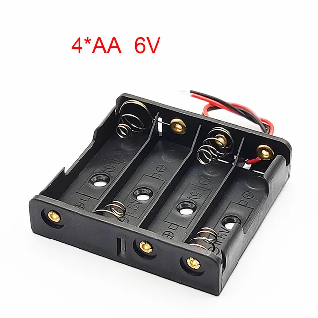 Scatola Portabatteria Con Interruttore ON-OFF 3V/6V AA/AAA Custodia Per Batteria Custodia Per Batteria Strumenti Per Batteria Per Micro Led Railway Layout Light - Foto 5