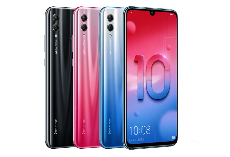 Honor 10 Lite honor10 Smart phone 6.21 inch 2340*1080 Octa Core Mobile Phone 3 Cameras Fingerprint