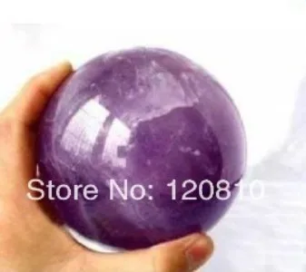 

YM 328 AMETHYST QUARTZ CRYSTAL SPHERE BALL Healing Stone 65mm