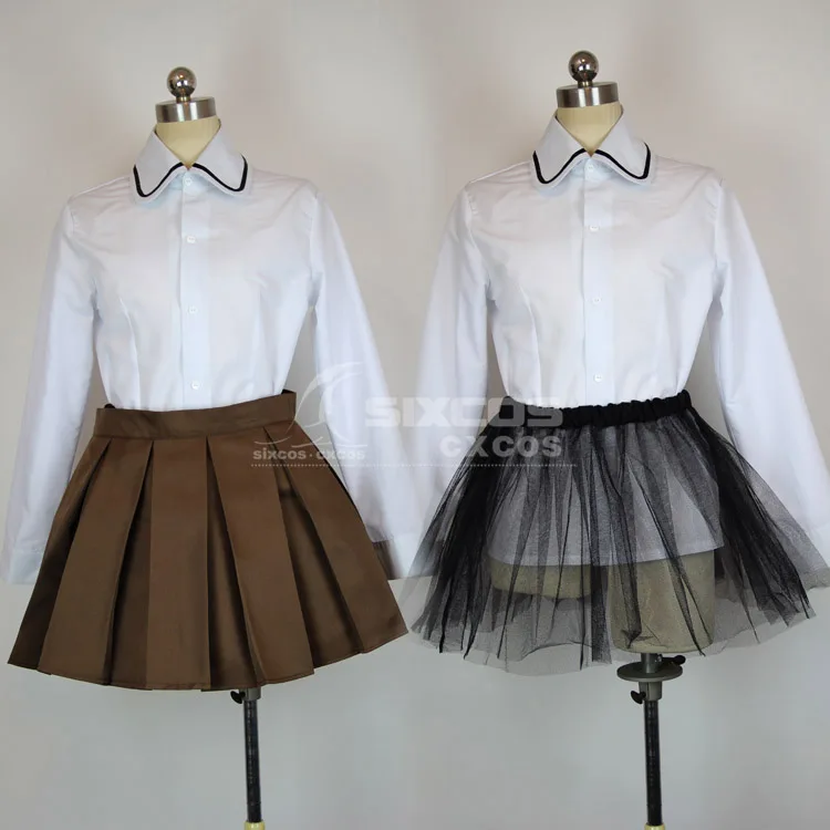 Игра DanganRonpa Chihiro Fujisaki маскарадные костюмы полный комплект униформы юбка костюм Женская ролевая одежда изготовление на заказ любого размера