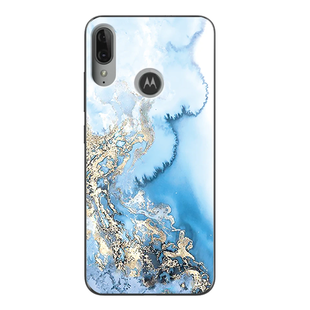 Чехол для телефона Motorola Moto P40 power One action vision Pro zoom P30 play E5 E6 G6 G7 Play Plus прозрачный мраморный чехол с принтом