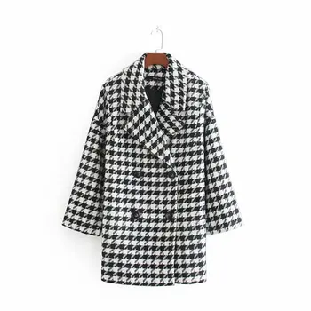 

Fashion New CC88-9379 European and American fashion plover coat