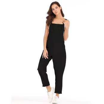 

Womail 2020 Womens Jumper Overalls Cami Loose Romper Oversize Ladies Jumpsuit Pockets Tank Pants Plus Size